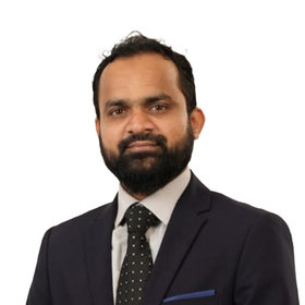 Portrait of Dr Amjath Hasan